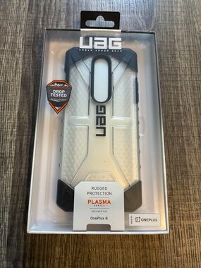 UAG Plasma Series Rugged Protection Case for OnePlus 8 - Clear/Black